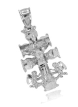 Religious Jewelry by Silver Caravaca Double Cross with - £73.28 GBP