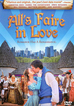 All&#39;s Faire in Love (DVD, 2012) Christina Ricci, Renaissance festival   NEW - £4.71 GBP