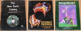 The New Earth Catalog, Energy Primer And Energy Book 2 All 3 Books 1970s - £23.60 GBP