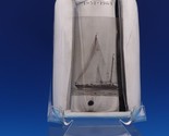 Tiffany and Co Sterling Silver Flask with Sailboat 1 Pint 7 1/2&quot; (#8017) - $1,336.50