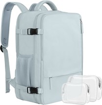 Large Expandable Travel Backpack for Men and Women 17 Inch Laptop Waterproof Cas - £91.52 GBP