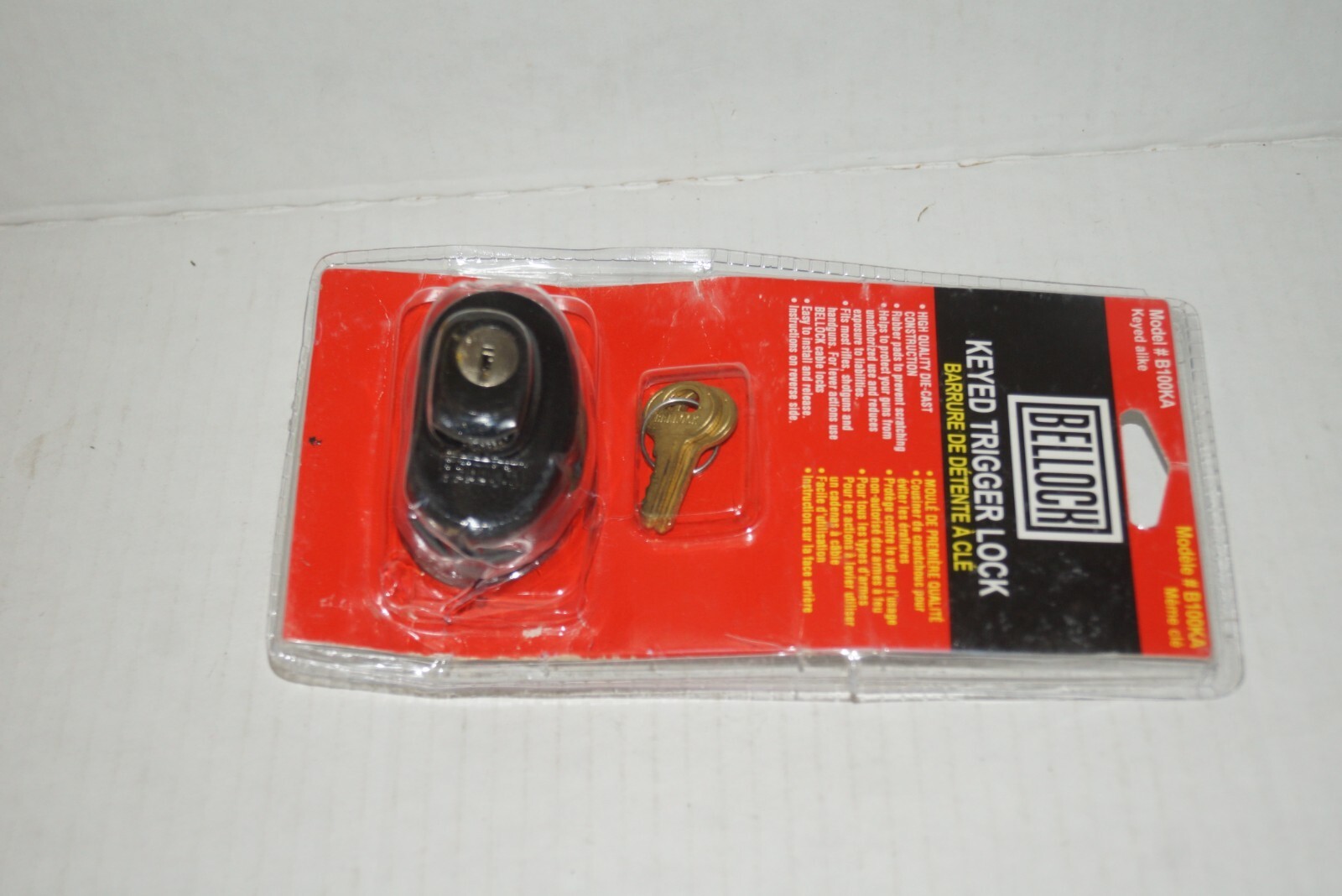BELLOCK KEYED TRIGGER LOCK MODEL B100KA.  FREE SHIPPING Item image 9