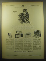 1959 Abercrombie &amp; Fitch Zenith Radios Ad - 500 Pocket; Royal 755 - £11.96 GBP