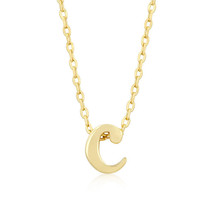 Golden Initial C Pendant - $543.11 MXN