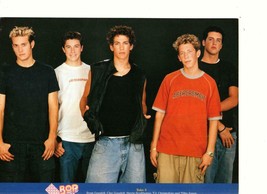 Take 5 teen magazine pinup clipping Bop boyband 2001 cuties - $3.50