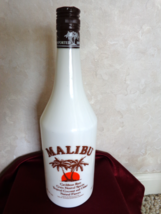 Malibu (Empty) Caribbin Rum Bottle 4/5 Quart (#2393) - £12.78 GBP