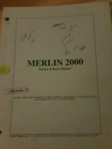 Royal Merlin 2000 Soda Vending Machine Service Manual  - $8.60