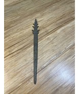 Vintage Brass Ornate Sword Knife Letter Opener KG JD - $14.85