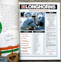 September 22, 1990 Texas Longhorns Vs. Colorado Buffaloes Football Game Program - £14.21 GBP