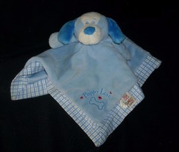 Baby Ganz Puppy Love Dog Blue & Plaid Security Blanket Stuffed Plush Toy Lovey - £22.83 GBP
