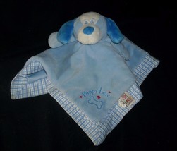 BABY GANZ PUPPY LOVE DOG BLUE &amp; PLAID SECURITY BLANKET STUFFED PLUSH TOY... - £22.78 GBP