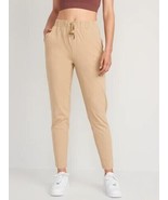Old Navy Powersoft Coze High Rise Slim Taper Pants Womens XXL Tan Go Dry... - £17.03 GBP