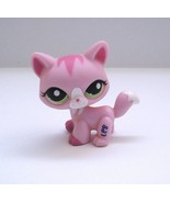 Littlest Pet Shop Cat #1788 Pink / Green Eyes - $280.24 MXN