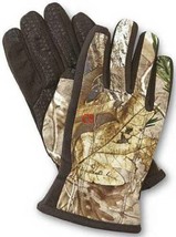 Mens Gloves Winter Isotoner SmartTouch Tech Stretch Camouflage $48-size L - £17.51 GBP