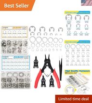 800Pcs C-Clip External Retaining Rings Snap Rings Assortment Kit Circlip... - $36.58