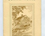 Vermont Summer Homes Booklet by Dorothy Canfield 1937 - $27.72