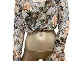 FOR LOVE &amp; LEMONS Womens Blouse Ruffle Floral Multicolor Size L - $54.42