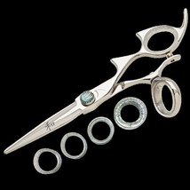 Double Shark Fin swivel shear best professional hairdressing scissors - £410.50 GBP