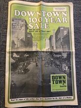 1969 Seattle Shopping News 100 Year Sale Advertisement Paper Collectible - €7,96 EUR
