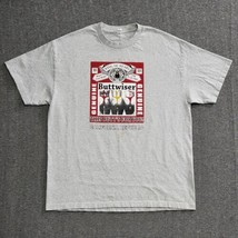 Buttwiser King Of Rears Parody T-shirt Size XL Vtg Y2K California Republic Beer - $23.11