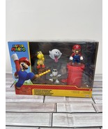 Jakks Pacific World of Nintendo Super Mario Dungeon Diorama 2.5&quot; Set - $34.99