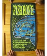 Fish Bone Poster Silk Screen Signed by Band 2003 Lindsey Kuhn - $8,382.63 MXN