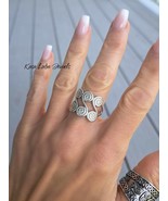 Sterling Silver Weave Ring: Braided Knot Statement Ring - $853.88 MXN