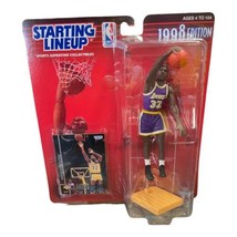 1998 Starting Lineup Magic Johnson Los Angeles Lakers NBA Figure With Card - £8.79 GBP