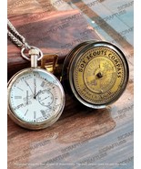 Set of Waltham Pocket Watch &amp;  Boy Scout Calender Compass | Personalized... - £26.20 GBP+
