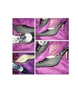 Womens Black High Heel Shoes Christian Audigier Leather High Heel pumps ... - £23.60 GBP