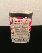 Vintage Wald tube repair kit #828 tin packaging image 2