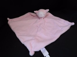 Angel Dear plush pink lamb baby sheep Security Blanket Lovey knotted sof... - $9.75