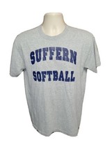 Suffern High School Softball Let the Bat do the Talking Adult Medium Gray TShirt - £14.87 GBP