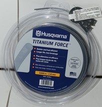 Husqvarna 596780201 Titanium Force Trimmer Line Grey 200 feet .095 Size image 1