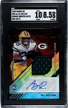 AJ (A.J.) Dillon signed 2020 Panini XR Rookie Swatch Red Auto Card RPA (RC) #RSA - £86.28 GBP