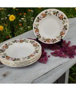 Vintage Barker Bros Royal Tudor Ware Soup Plates 5pc Rosina Ironstone RT... - £36.72 GBP