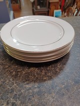 Linens &#39;N Things Gold Banded Salad Bread  Plates 7&quot; 4pcs - $376.14 MXN