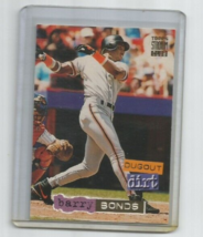 Barry Bonds (San Francisco Giants) 1994 Topps Stadium Club Dugout Dirt Card #6 - £5.30 GBP