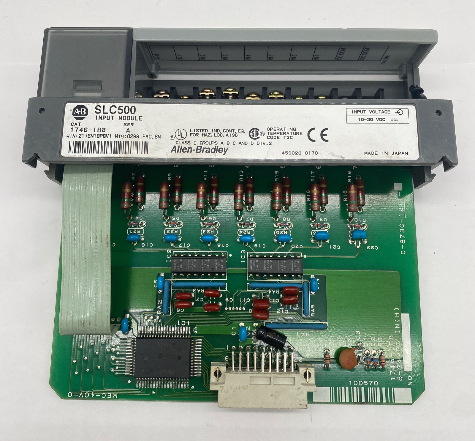 Allen-Bradley 1746-IB8 SER.A SLC500 Input Module  - $12.50