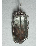 Dendritic Quartz Crystal Pendant Wire Wrapped .925 Sterling Silver by Je... - £57.90 GBP