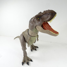 Mattel 2018 Jurassic Park T-Rex Dinosaur Chomping Mouth Thrashing Tail Buttons - £10.65 GBP