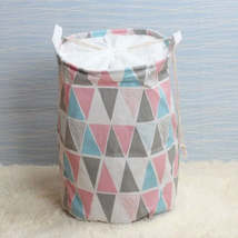 Folding Laundry Basket | Large Hamper | Collapsible | Toy Bucket - £11.75 GBP