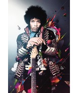 JIMI HENDRIX POSTER 24x36 UK Import Guitar Psychedelic Jacket Experience... - £21.23 GBP