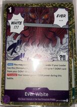 Ever White [OP14 - OP14-076] One Piece Card Game Foil Trading Card Moder... - $0.99