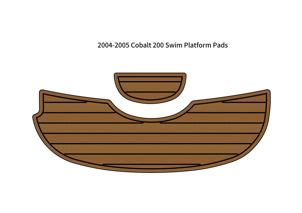 2004-2005 Cobalt 200 Swim Platform Step Pad Boat EVA Foam Teak Deck Floo... - $281.00