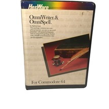 Commodore 64 Omniwriter And Omnispell VTG Word Processing Software 5.25”... - $14.80