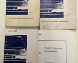 1994 1995 1996 1997 Saab 9000 Electrical Service Repair Manual Set - £71.92 GBP