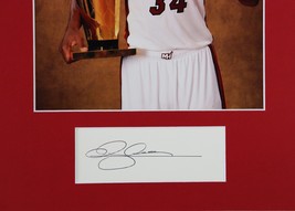 Ray Allen Signed Framed 11x14 Photo Display PREMIERE Heat w/ Trophy - £158.26 GBP