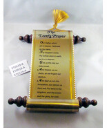 Home Interior The Lord&#39;s Prayer Metal Wall Scroll in gift box CLEARANCE ... - $27.35 CAD