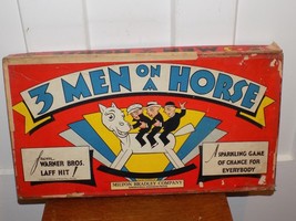 Vintage 1936 3 Men on a Horse Board Gaem by Milton Bradley Company - $39.60